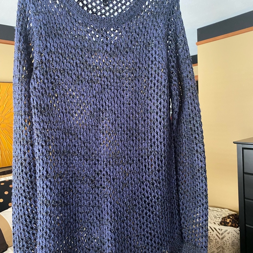 Navy sweater